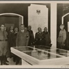 The Fuhrer's representative, Reich Minister Rudolf Hess, opened the Reich's Exhibition "German Greatness" in the German Museum in Munich.  Reichsleiter Rosenberg guided him through this show, which was an impressive representation of epochs of German history