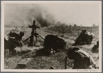 With our brave infantry on the front line near Warsaw.  The crew of a German grenade launcher takes cover during launch.