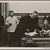 [The Berlin-Moscow non-aggression pact was signed by Reich Foreign Minister von Ribbentrop and Russian Foreign Minister Molotov.  Our picture shows Foreign Minister Molotov signing the pact.  At left, Reich Foreign Minister von Ribbentrop, Herr Stalin, Under Secretary of State Gauss, Counsellor Hilger and Ambassador Count  von der Schulenburg.]