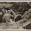 Major military operations have not started on the Western Front, but the men of the German Army keep careful watch.  An anti-tank gun in the front lines has been skillfully camouflaged.