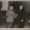 The captain of the fast liner "Bremen", Commodore Ahrens, was singled out for high honors for bringing his ship happily home.  The Senate of the city of Bremen awarded him a "Gold Medal for Outstanding Leadership at Sea"