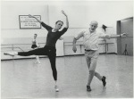 Allegra Kent and Jerome Robbins rehearsing his ballet, Dances at a Gathering