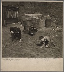 Children at play in the slum district of St. Louis, Missouri