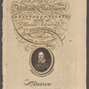 Portrait of William Shakespeare on page from book: The dramatick William Shakespeare printed complete with Dr. Samuel Johnson's preface and notes, to which is prefixed the life of the author. Vol. III William Shakespeare. 2nd ed