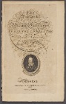 Portrait of William Shakespeare on page from book: The dramatick William Shakespeare printed complete with Dr. Samuel Johnson's preface and notes, to which is prefixed the life of the author. Vol. III William Shakespeare. 2nd ed