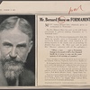 Mr. Bernard Shaw on Formamint!