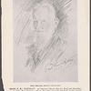 From Bernard Shaw's collection. Shaw (G.B.) portrait: An original pencil sketch, head and shoulders, by Paul Troubetskoy, 10 1/2 by 7 1/2 inches, in wash bordered overlay mount, 20 by 15 3/4 inches, £30, 1927. The artist was a prince of the Russian royal family.
