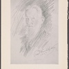 Shaw (G.B.) portrait: An original pencil sketch, head and shoulders, by Paul Troubetskoy, 10 1/2 by 7 1/2 inches, in wash bordered overlay mount, 20 by 15 3/4 inches, £30, 1927. The artist was a prince of the Russian royal family.