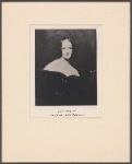 Mary Shelley from a portrait by Richard Rothwell, 1841.