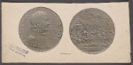 Medallion featuring portrait of Isaac Shelby on recto and scene on verso. Imprinted on recto: "Governor Isaac Shelby"