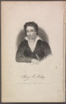 Percy B. Shelley. From an original picture in the possession of Mrs. Shelley