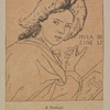 A portrait which Peacock said looked more like a Shelley than any of the actual ones. Facsimile of the engraving by Lasinio of Leisman's portrait, reproduced from Peacock's copy of the "Reale Galleria de Firenze illustrata," Paris edition.
