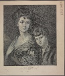 Eliza Anne Linely (Mrs. Sheridan) and her brother. From the picture by T. Gainsborough, R.A., in the Guelph Exhibition