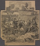 A confederate shell exploded close by, a fragment of which struck the blank book and knocked it out of young Sheridan's hand.