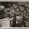 The 30th of January in Berlin. The Führer gives a major speech at the Sports Palace. Sitting to the right is Italian ambassador Alfieri and the Italian delegation that was sent to Berlin on the 30th of January. 