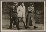 At the headquarters of Reich Marshal Hermann Goering, the deployment of German fighter pilots was discussed on a daily basis.  Besides the Reich Marshal is a wing commander, to the right Luftwaffe General Kastner.