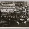 In a large factory in Szczecin, Dr. Ley spoke to the workers about the meaning of this struggle between German Socialism and British Plutocracy.]