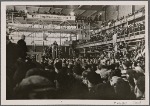 In a large factory in Szczecin, Dr. Ley spoke to the workers about the meaning of this struggle between German Socialism and British Plutocracy.
