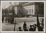 Admiral von Trotha, a worthy fighting man of the German Navy and a leader of youth, has returned home.  The Fuhrer was in attendance at his state funeral, accompanied by Grand Admiral Dr. h.c. Raeder, General Field Marshal Keitel and General Field Marshal Milch.  The ceremony took place on the Unter den Linden in Berlin in front of the Cenotaph.