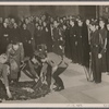 After his reception by General Franco during his visit to Spain, Reich Leader Heinrich Himmler honored the memory of Spanish freedom fighter Primo de Rivera by laying down a wreath.