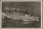 [A German fighting machine succeeded in setting afire the 42,000-ton great English steamship "Empress of Britain", the tenth largest ship in the world.  As it was towed away burning, it took another torpedo shot from a German U-Boat and sank.]