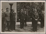 On October 26th the first anniversary of the General Government (of occupied Poland) was commemorated with a ceremony in the castle of Krakow.  Among those taking part were Chief of Staff of the S.A. Viktor Lutze, Reichs Interior Minister Dr. Frick, State Secretary Stuckardt, General Daluege, General-Governor/Reichs Minister Dr. Frank and Corps Führer of the N.S.K.K. (National Socialist Motor Corps) Hühnlein.