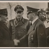 On the return trip, Adolf Hitler met French head of state Marshal Petain at a location in central France.