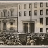 Eight dead and sixty wounded were sacrificed to a reckless bomb attack which targeted the Führer.  Adolf Hitler had left the gathering early and was acclaimed in Berlin the next morning by thousands who simply gave thanks: The Führer lives!