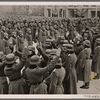 On January 7th 1940, Army recruits were sworn-in in (Posen) Poland for the first time in 22 years.  A historic glimpse of this once-more German territory: Young soldiers taking the oath under the flag of Greater Germany!