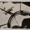 All the way to the Shetland Islands the German Air Force hunts the enemy.  Here is an actual shot from a battle between a German plane and an English "Sunderland" flying boat which, minutes later, dived burning into the sea.  The German machine gunner is also the camera man.  He shot well with both weapons.