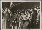 On his return from the Brenner (Pass summit conference with Mussolini) the Führer was everywhere received by the people with heartfelt joy.