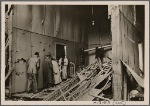 [ ...the operating room destroyed and the maternity ward heavily damaged. Again women and children are sacrificed to this criminal way of war.]