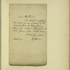 Autograph letter signed to James Northcote, 1804-?1807