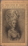 The girl who spurred Arnold on to treason--a sketch by André. Peggy Shippen in costume for the "Mischianza," which she organized with André, her fellow-conspirator. Courtesy Historical Society of Pennsylvania