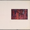 Color backdrop photostat for Death of a Salesman production