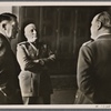 On the 29th and 30th of April talks were held in Salzburg between the Führer and the Duce, at which they expressed their full agreement and their satisfaction with the situation resulting from the overwhelming Axis victories.  Both statesmen are seen in conversation with Field Marshal Kesselring.