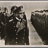 The Commander-in-chief of the Navy, Grand admiral Dr. h.c. Raeder, inspects the fighting forces who took part  in the "Channel Dash" and expresses his appreciation to the officers and commander of the battleship "Scharnhorst".