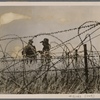 A quiet time at the Front, but the watch in the West does not flag.  Heavy frost hangs on the barbed wire, behind which are German observation posts in every direction with a commanding view into enemy territory