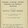 Catalogue of very important finished pictures, studies, sketches and original drawings. ...