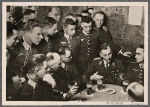 With the Standarte Feldherrnhalle in Güterfelde, Chief of Staff Lutze spent a comradely evening with some two hundred Army officer candidates drawn from the S.A.