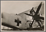 This is what German sea rescue planes look like, easily identifiable by their white paint and Red Cross.  They are unarmed.  Despite this, British "gentlemen" attack them with their machine guns.