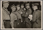Everyone in the homeland is also ready, if required, to render the highest service.  In the name of the Führer, Chief of Staff Lutze awarded six men from Bremen the War Service Cross with Swords.