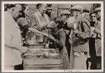 In the territories, especially those which suffered from the war, NSB Sisters arrived to ensure that captured supplies were divided equally and fairly among the needy populace.