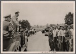 On a trip through the region of the Maginot Line and Alsace, the Fuhrer visited the fallen fortifications, German (army) formations, and finally the old German imperial city of Strasburg.