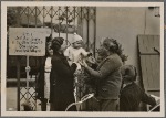 The homefront also resolves to do its duty.  Drafted men are backed up in the workplace by women, and the N.S. (National Socialist) Women's Association relieves them of the care of children