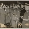[The visit of the Italian Foreign Minister Count Ciano to Berlin and his long talk with the Fuhrer was a new confirmation of the unity of the two Axis powers.  Count Ciano greets Colonel-General Keitel.]