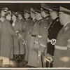 The visit of the Italian Foreign Minister Count Ciano to Berlin and his long talk with the Fuhrer was a new confirmation of the unity of the two Axis powers.  Count Ciano greets Colonel-General Keitel