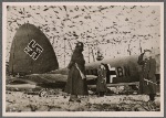 The German planes on the Western Front are well-camouflaged.  They are ready for attack at any minute.  The report of the Armed Forces Supreme Command describes it with a few words: "The attempt made by hostile aircraft to fly over German territory failed."