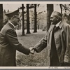 Hungary's Prime Minister and Foreign Minister (Miklós) Kállay pays a visit to the Führer at headquarters.