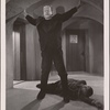 Lon Chaney in a scene from The Ghost of Frankenstein.